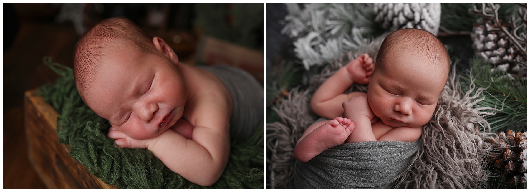 Buffalo Winter Newborn Portrait Session - Jessica Popovich Photography