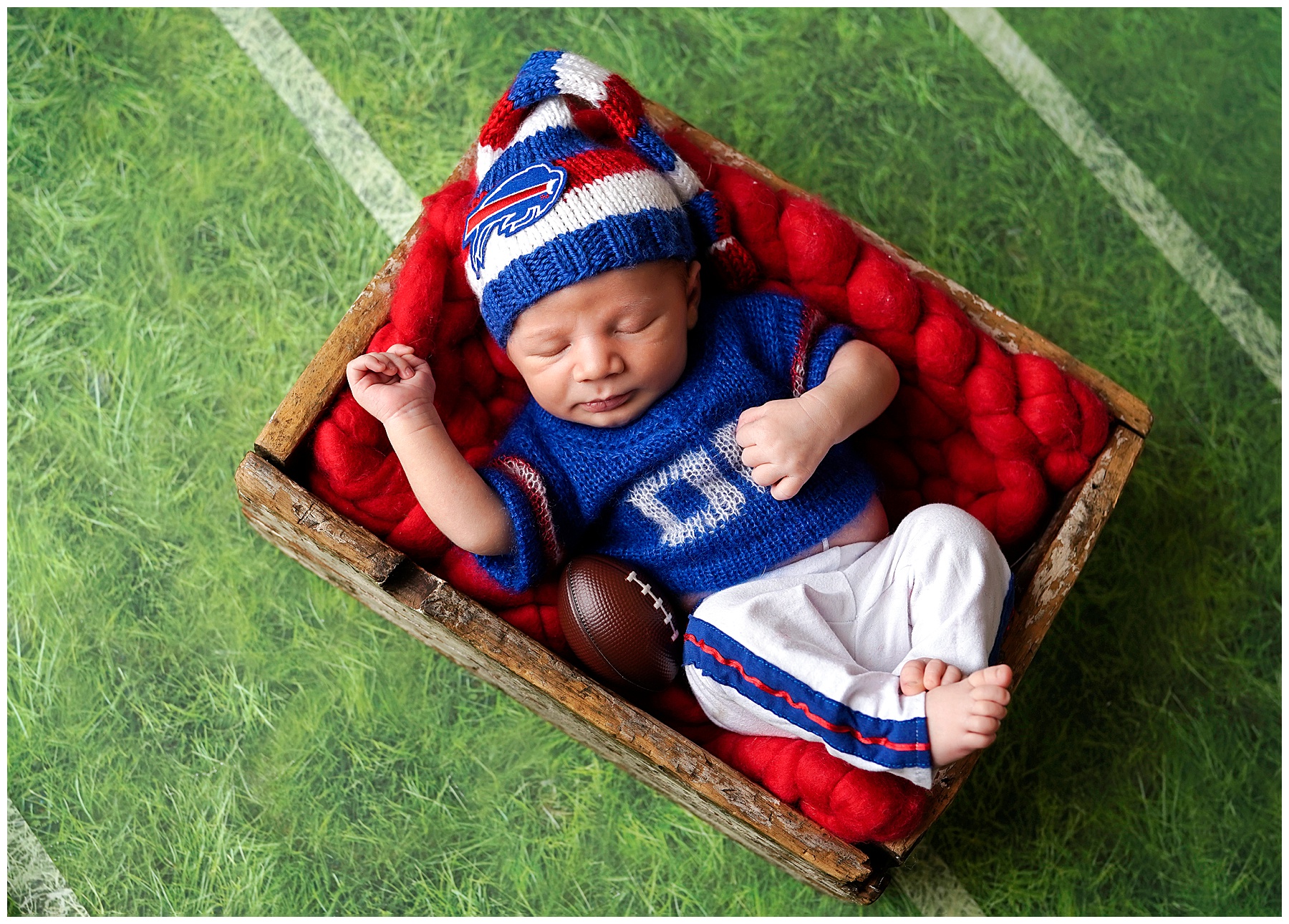 Buffalo Bills Is a Must! Newborn Session 2022